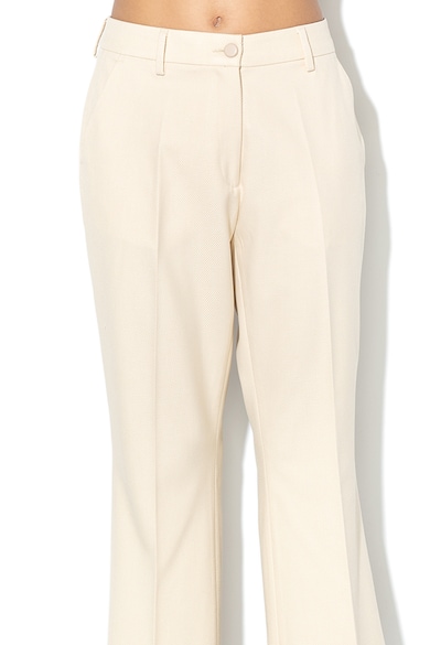 Sisley Pantaloni capri texturati cu croiala ampla Femei