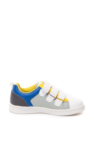 United Colors of Benetton Pantofi sport de piele ecologica, cu model colorblock Baieti