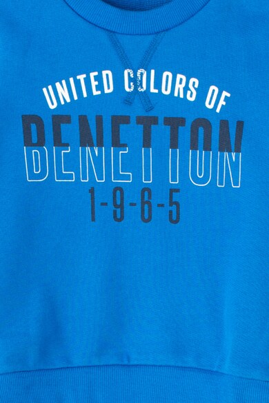 United Colors of Benetton Trening cu imprimeu text Baieti