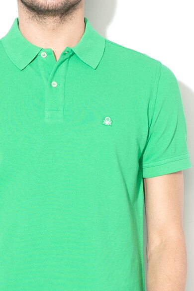 United Colors of Benetton Tricou polo cu aplicatie logo brodata Barbati