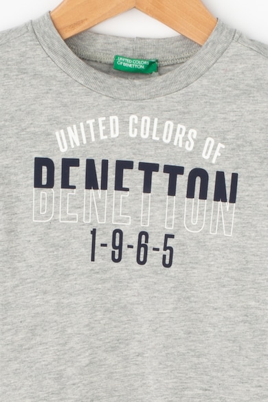 United Colors of Benetton Bluza cu imprimeu logo Baieti