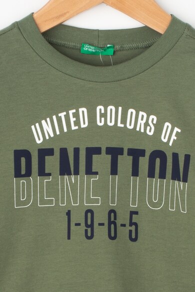 United Colors of Benetton Bluza cu imprimeu logo Baieti