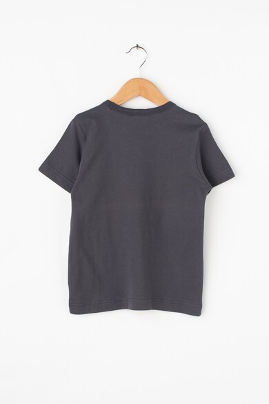 United Colors of Benetton Tricou din bumbac organic, cu imprimeu contrastant cu text Baieti