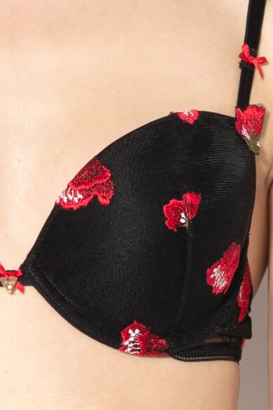 GUESS Sutien cu push up si broderii florale Femei