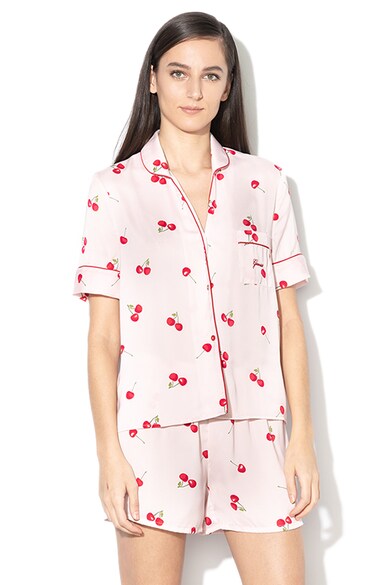 GUESS Mintás pizsama logós hímzéssel női