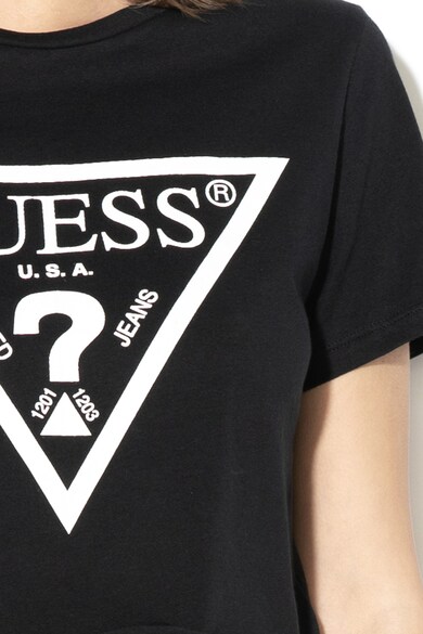 GUESS Tricou crop cu logo Femei