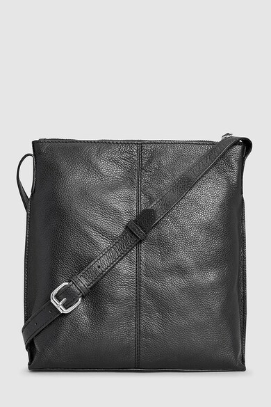 NEXT Geanta crossbody de piele cu buzunar frontal Femei