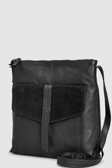 NEXT Geanta crossbody de piele cu buzunar frontal Femei