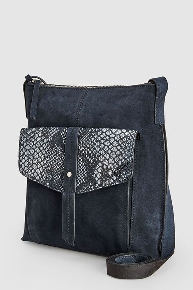 NEXT Geanta crossbody de piele intoarsa, cu buzunar frontal Femei