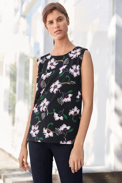 NEXT Bluza fara maneci, cu imprimeu floral Femei