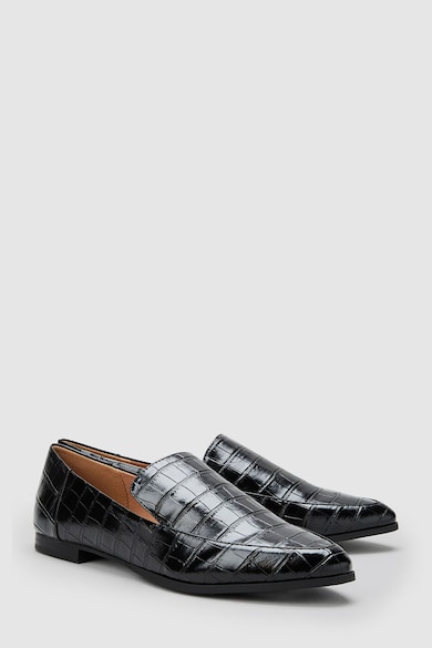 NEXT Pantofi loafer cu model crocodil Femei