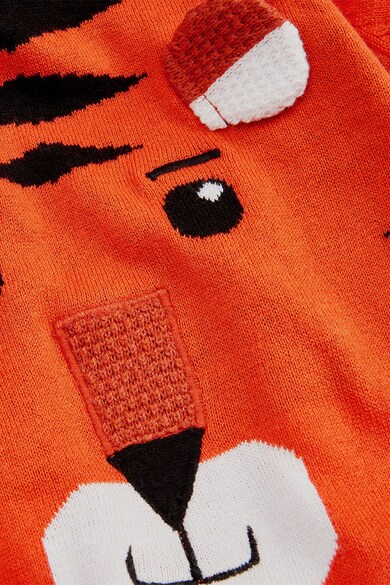 NEXT Kapucnis pulóver tigrises dizájnnal Fiú