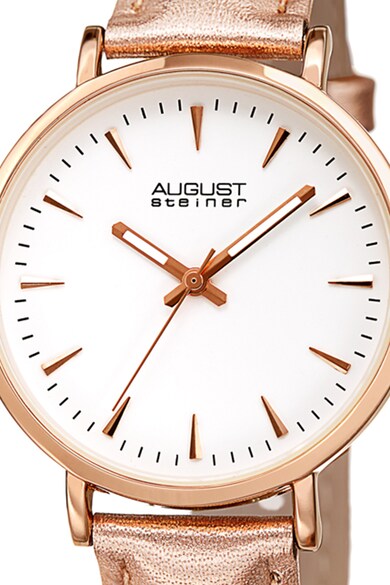 August Steiner Овален часовник с метален ефект Жени