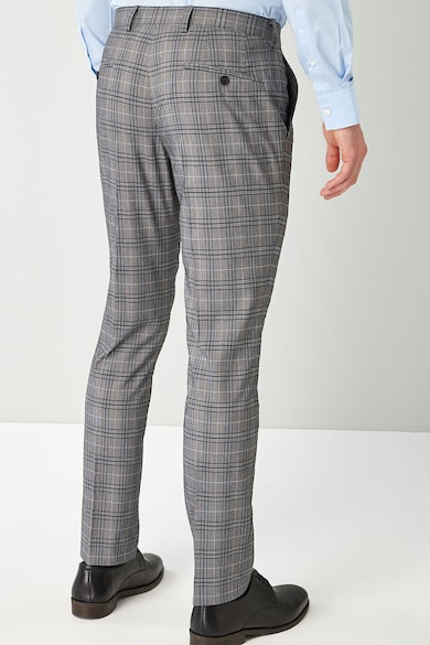 NEXT Pantaloni eleganti skinny fit in carouri Barbati