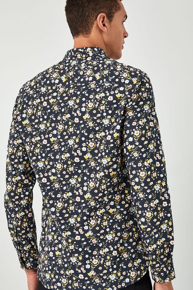 NEXT Вталена риза с флорален десен Мъже