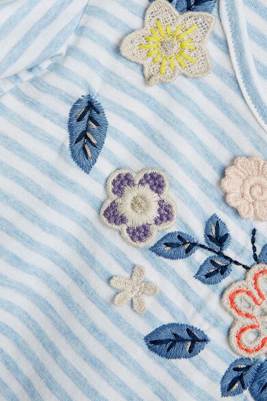 NEXT Bluza in dungi cu flori brodate Fete
