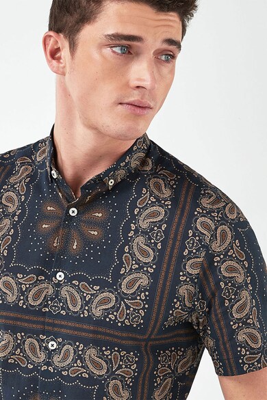 NEXT Camasa slim fit cu imprimeu paisley Barbati