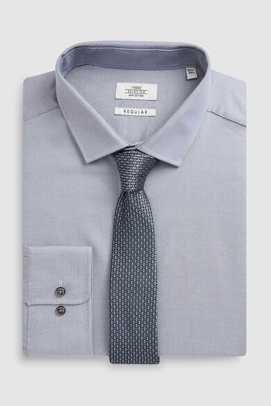 NEXT Set de cravata si camasa regular fit - 2 piese Barbati