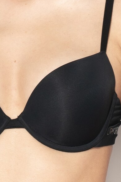 Emporio Armani Underwear Push-up melltartó fémes logómintával női