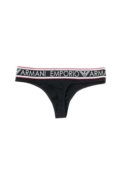 Emporio Armani Underwear Tanga logós derékpánttal női