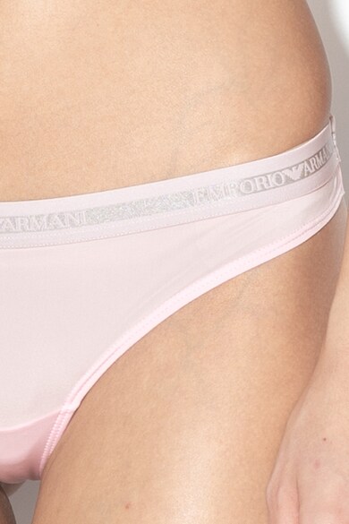 Emporio Armani Underwear Chiloti tanga cu microfibre Femei