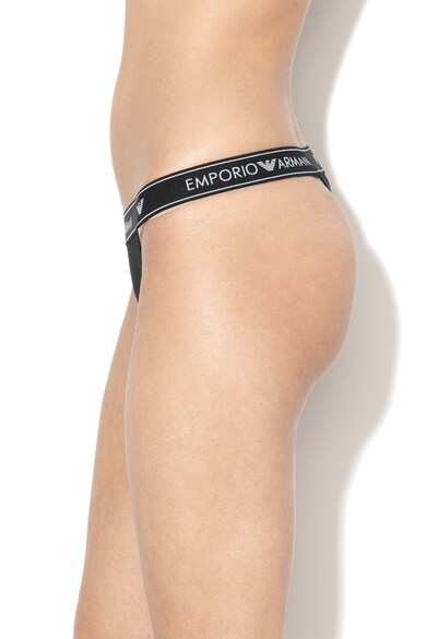 Emporio Armani Underwear Tanga rugalmas és logós derékpánttal női