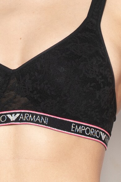 Emporio Armani Underwear Дантелен топ с изрязан гръб Жени