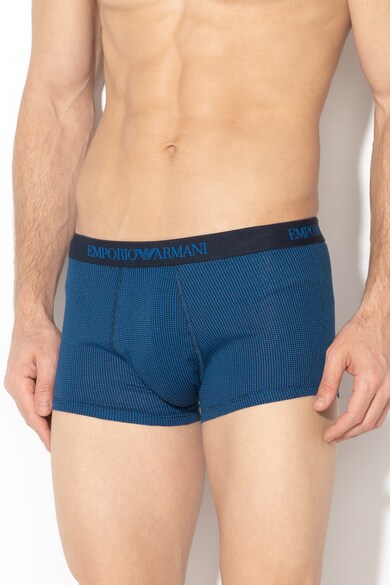Emporio Armani Underwear Set de boxeri cu banda elastica cu logo, 3 perechi Barbati