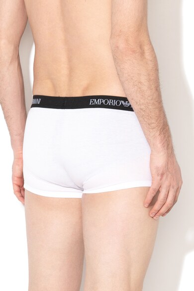 Emporio Armani Underwear Set de boxeri cu banda elastica cu logo, 3 perechi Barbati