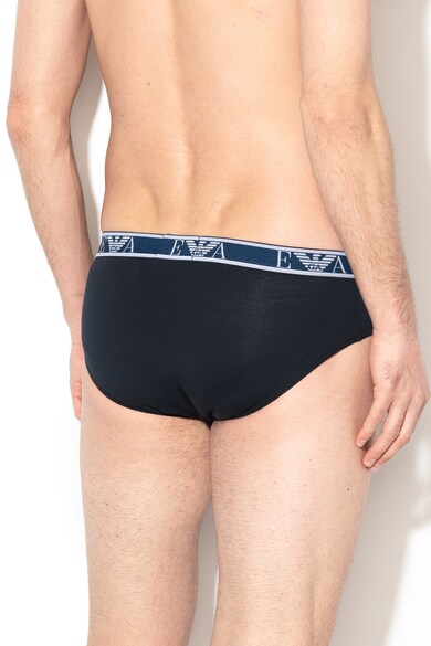 Emporio Armani Underwear Слипове с лого, 3 чифта Мъже