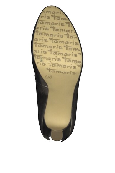 Tamaris Pantofi cu aspect metalizat si toc clasic Femei