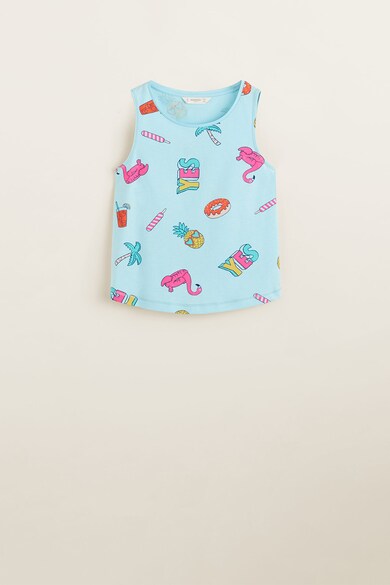 Mango Beach grafikai mintás rövid pizsama Lány
