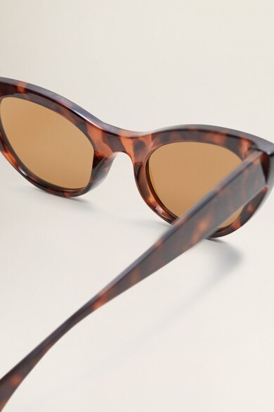 Mango Ochelari de soare cat-eye cu rame cu model animal print Grace Femei