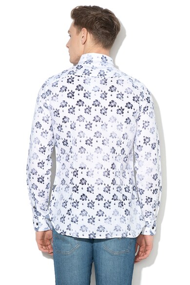 GUESS JEANS Флорална риза с лен Мъже