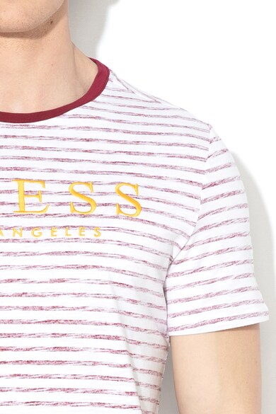 GUESS JEANS Tricou de bumbac organic cu logo Barbati