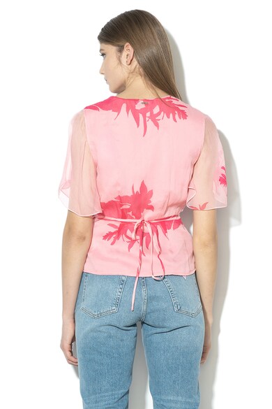 GUESS JEANS Bluza de matase cu imprimeu floral Femei