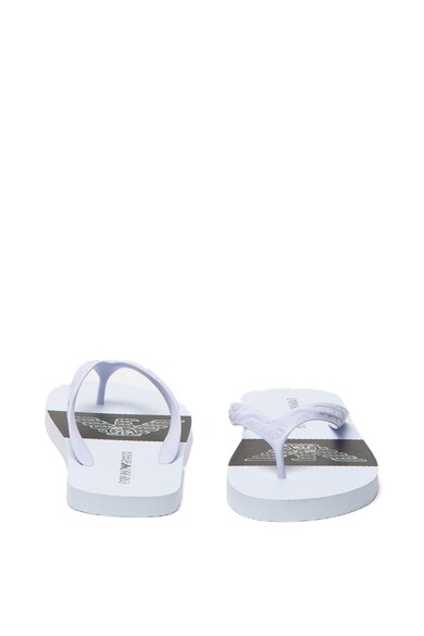 Emporio Armani Logómintás flip-flop papucs férfi