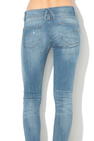 G-Star RAW Blugi super skinny cu detalii cu aspect uzat Lynn Femei