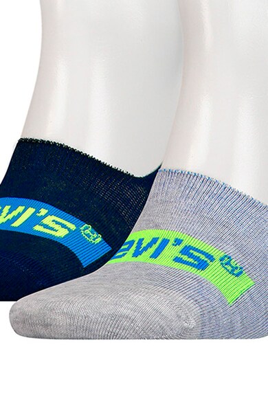 Levi's Унисекс изрязани чорапи с лого -2 чифта Мъже