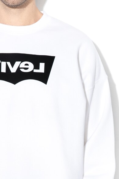 Levi's Bluza sport unisex cu imprimeu logo si captuseala de fleece Barbati