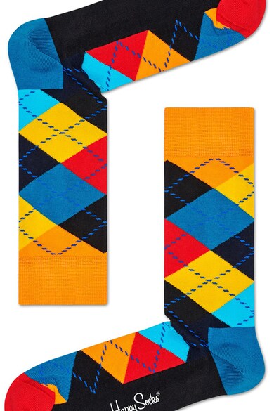 Happy Socks Sosete unisex Argyle Barbati