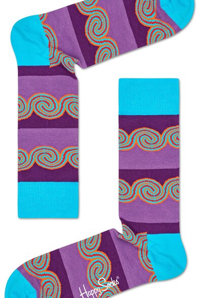 Happy Socks Унисекс къси чорапи с райе Жени