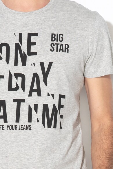 Big Star Tricou cu imprimeu text Quintius Barbati