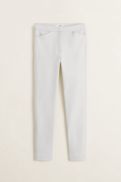 Mango Pantaloni crop cu croiala slim fit Island Femei