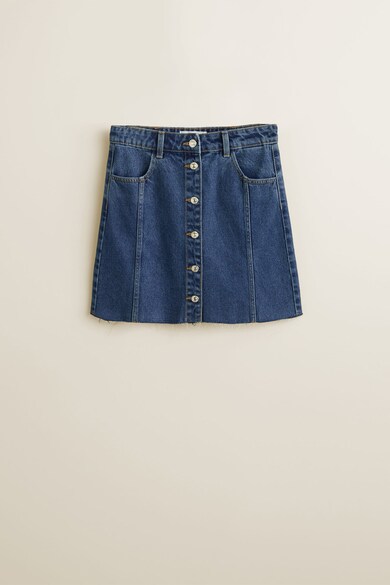 Mango Fusta mini de denim Vicky Femei