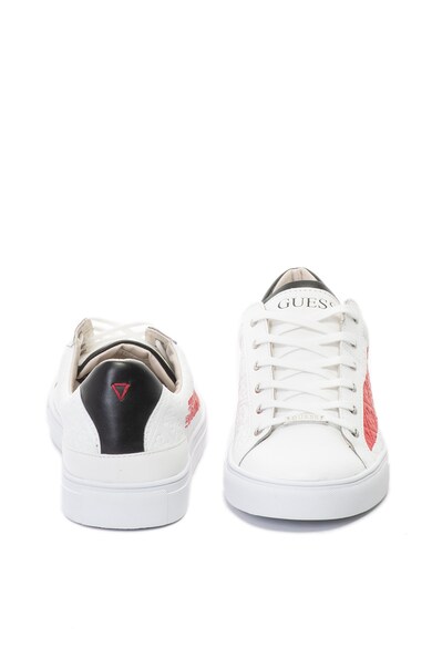 GUESS Műbőr sneakers cipő bőrbetétekkel férfi