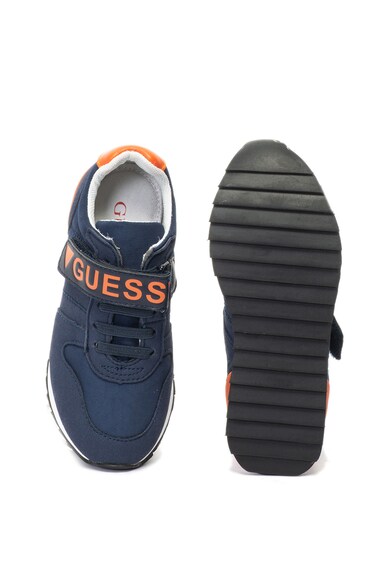 GUESS Pantofi sport de piele intoarsa ecologica cu velcro Fete