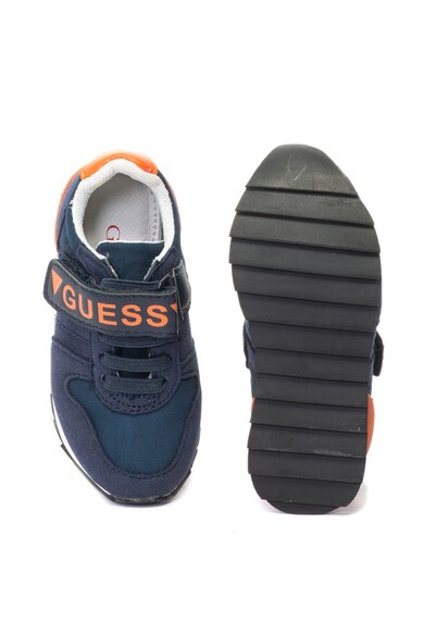 GUESS Műbőr sneakers cipő logómintával Lány