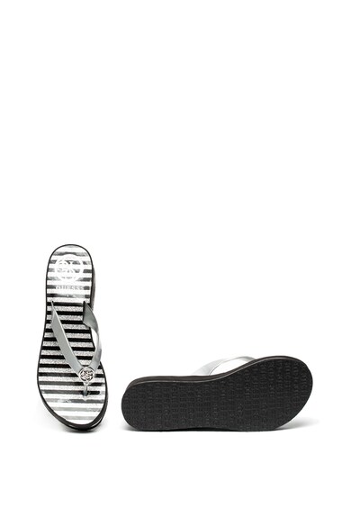 GUESS Papuci flip-flop cu platforma wedge Femei