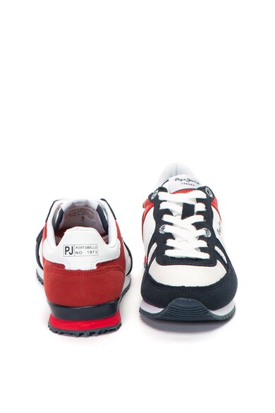 Pepe Jeans London Pantofi sport cu model colorblock si garnituri de piele intoarsa ecologica Sydney Baieti